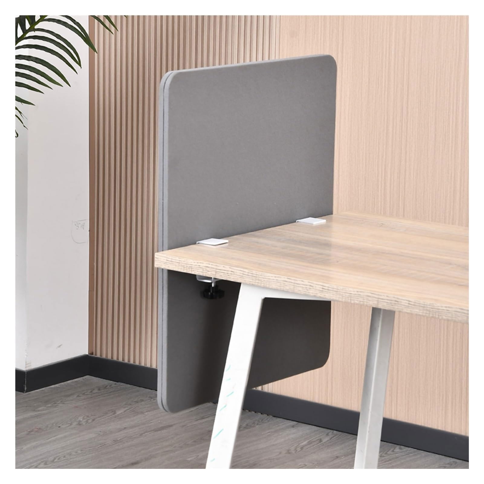 Cloison de bureau portable 40x60cm panneau acoustique gris