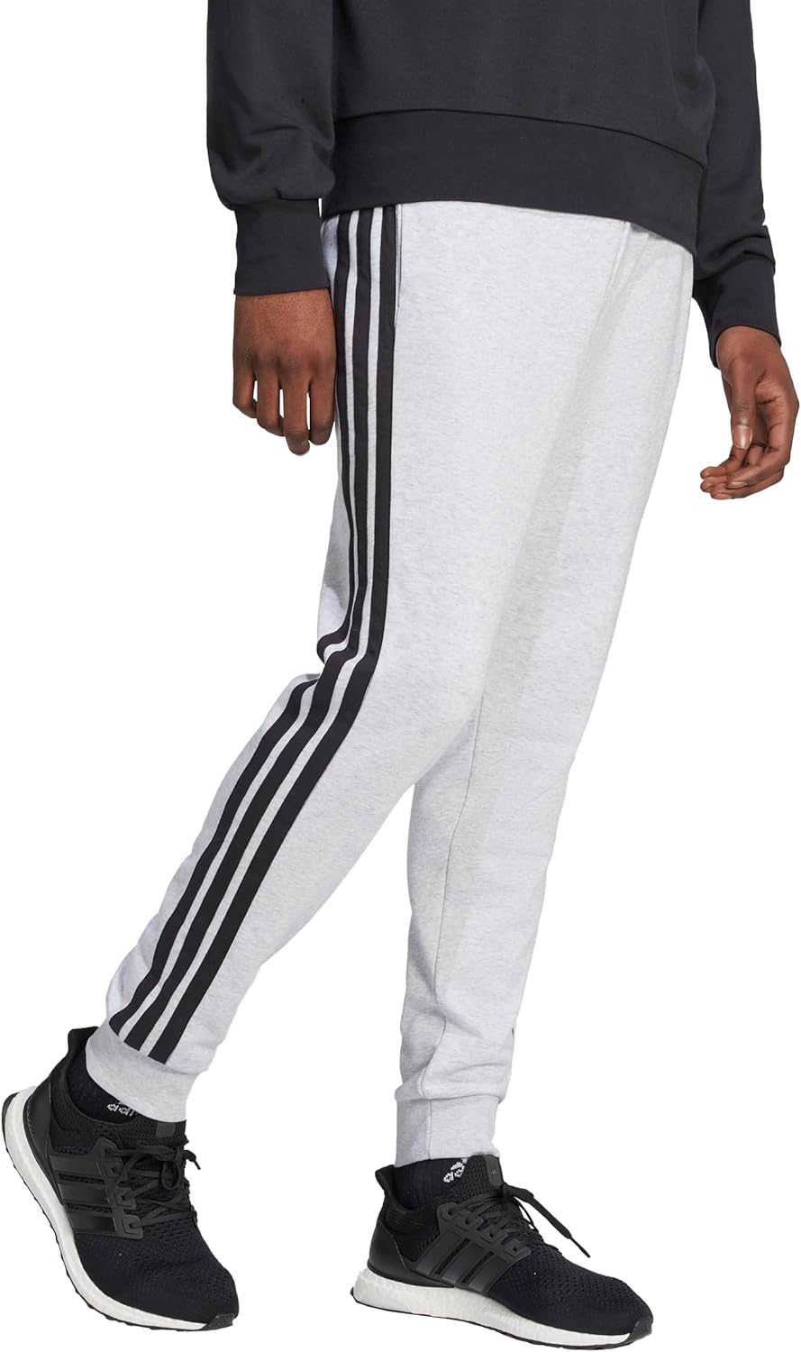 Adidas Mens Essentials 3-Stripes French Terry Pants - Image 2