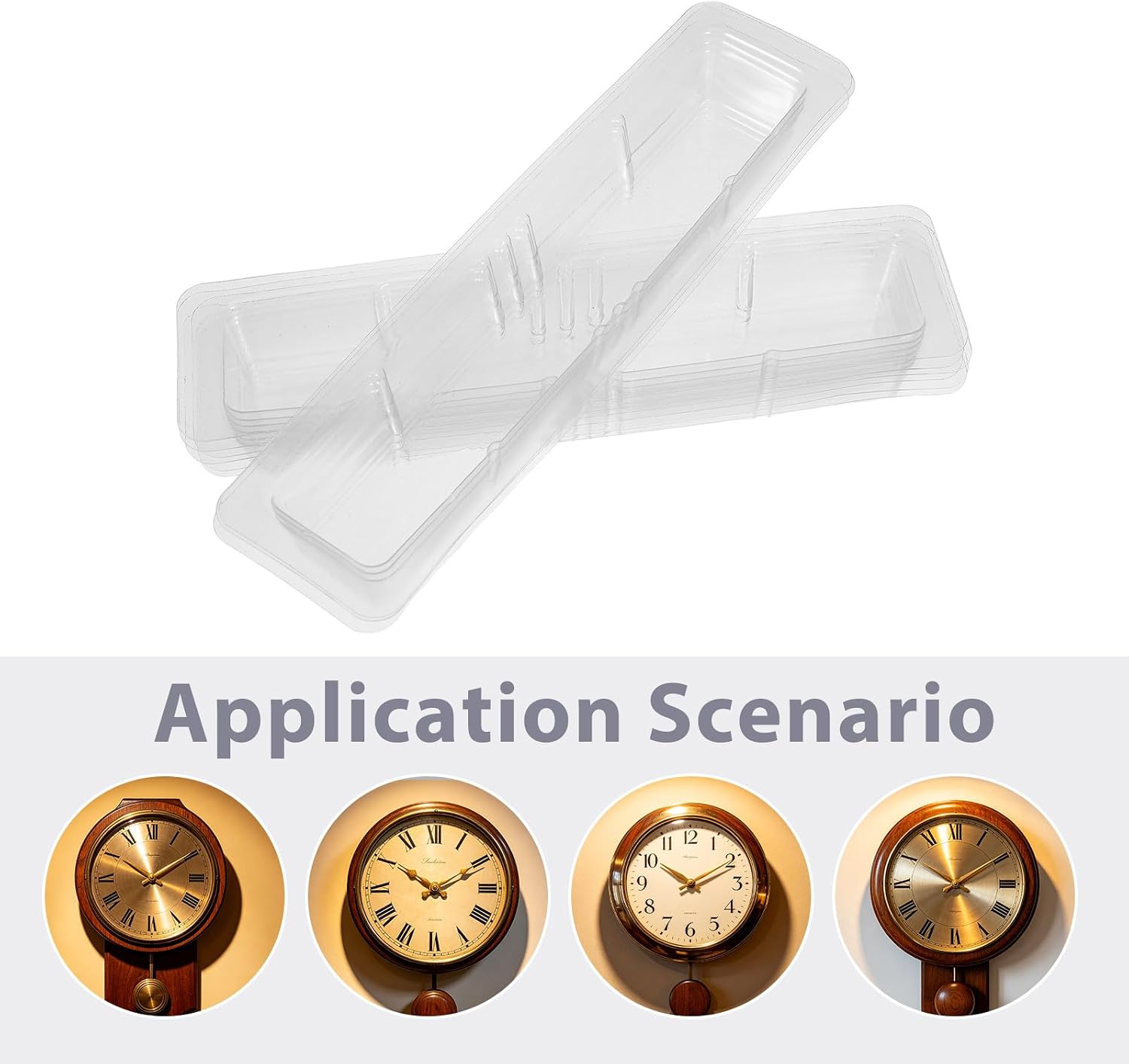 100pcs Clock Hands Protective Covers, Anti-Collision Cases for Quartz Wall Clocks, Pointer Protectors for Safe Storage and Crafts