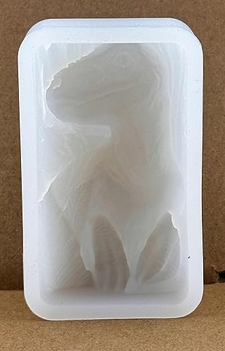 Vista 5 de Molde de silicona para dinosaurio, jabón, cera de yeso, resina de arcilla T-REX, herramienta de manualidades