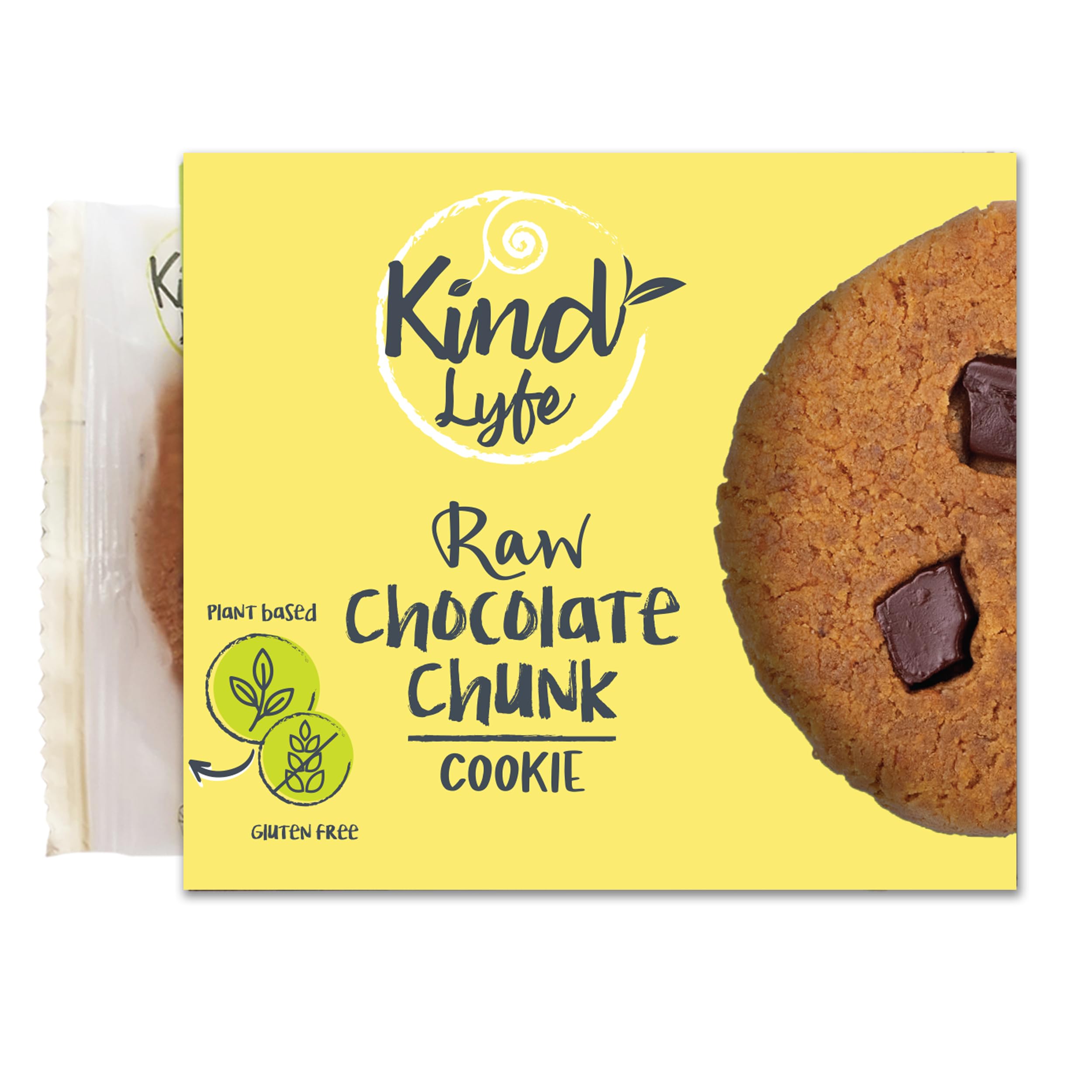 Kind LyfeRaw Chocolate Chunk Cookie, Plant Based, Gluten Free, Vegan, Pack of 1