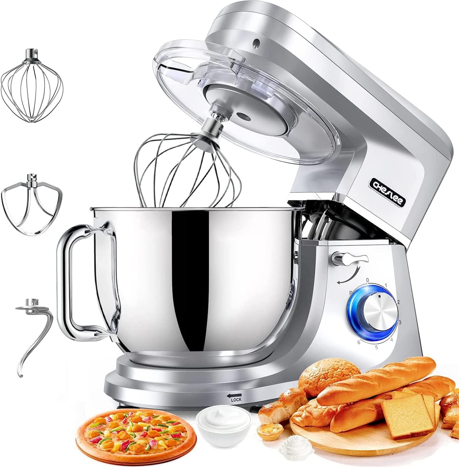 Mangiatoia con 2 ciotole in acciaio inox da 1800 ml