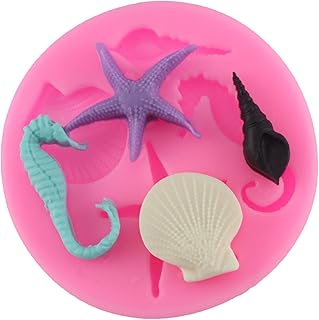 Sponsored Ad - Mujiang Sea Silicone Candy Clay Gumpaste Sugar Fondant Molds
