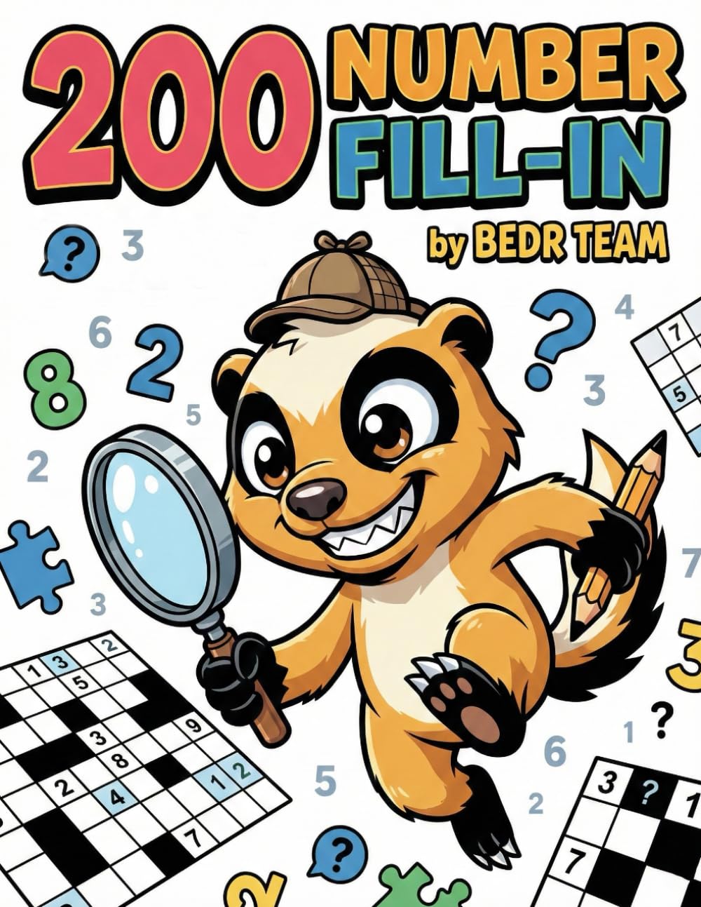 200 Number Fill-In Puzzle Book: 200 Brain-Challenging Numeric Puzzles, With Starter Number, Puzzles and Solutions.