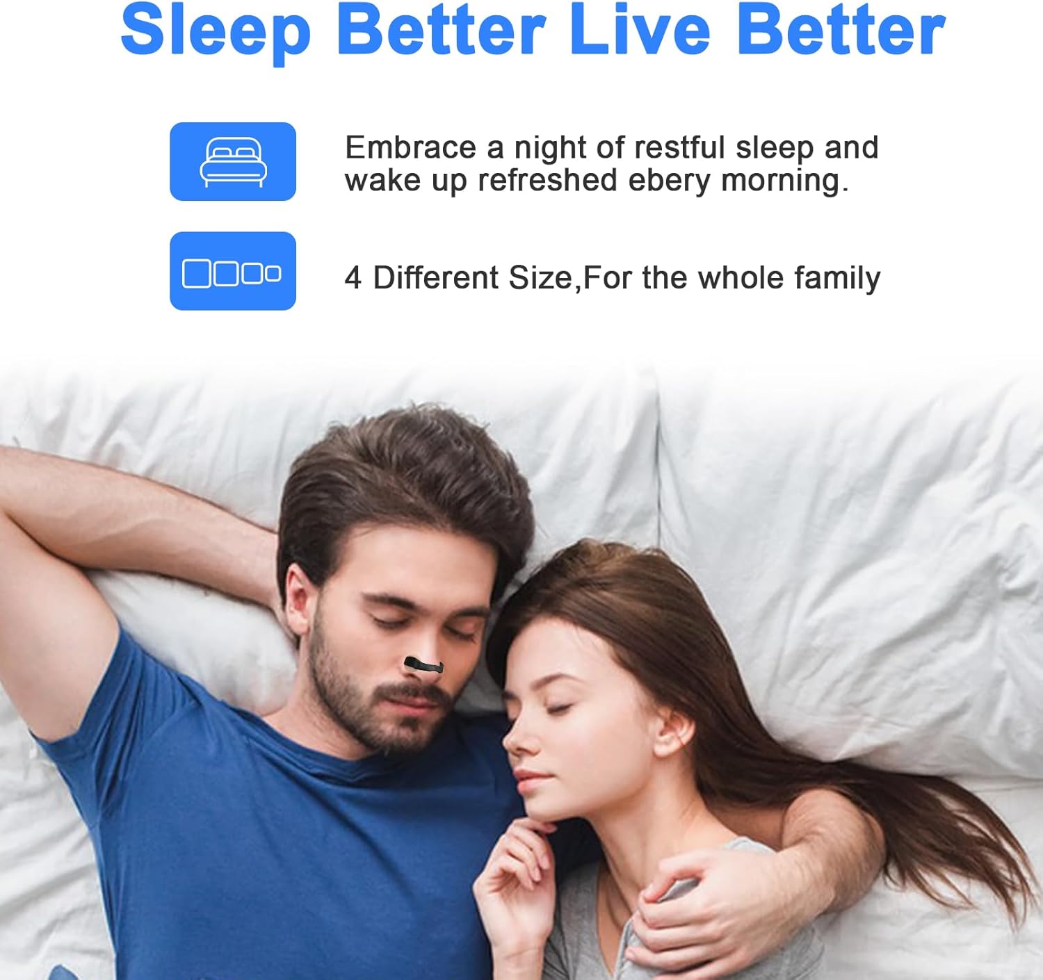 Magnetic Nose Strip(30 Pairs,Black),Magnetic nasal strips Innovative Design Anti-Snoring Equipment,Reduce Snoring,Improve Sleep Quality - Sweat Resistant,Extra Strength Snoring Solution - Image 5