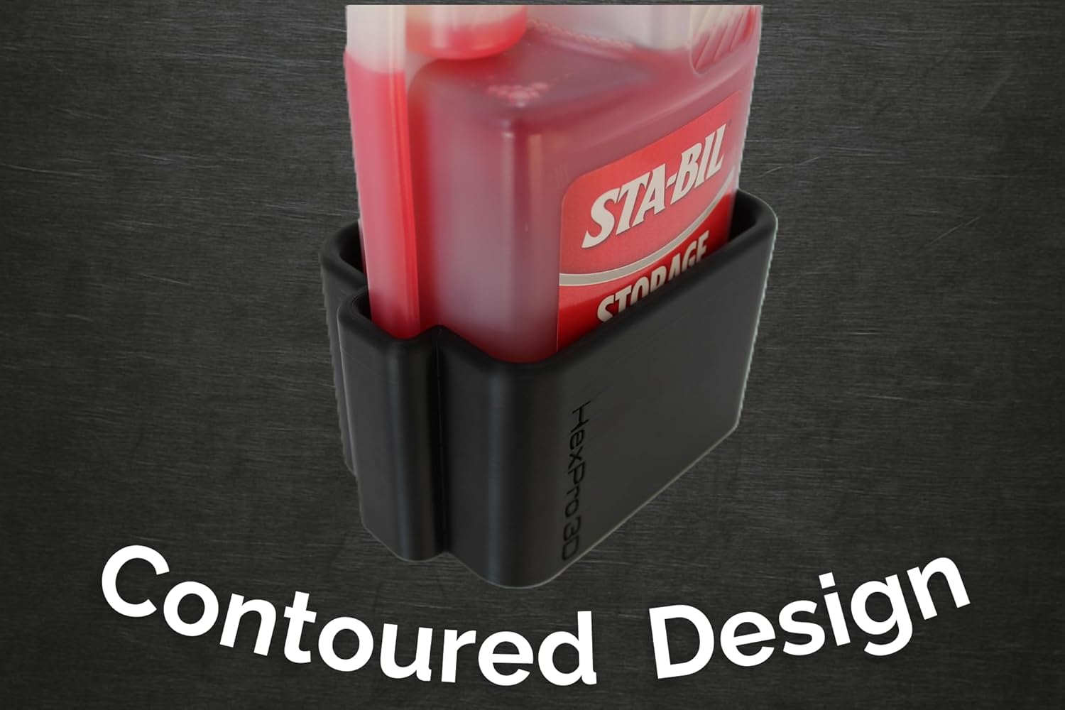 FuelDock, Magnetic Fuel Additive Bottle Holder, Compatible with STA-BIL 32 oz, Black, Heavy-Duty, Made in USA
