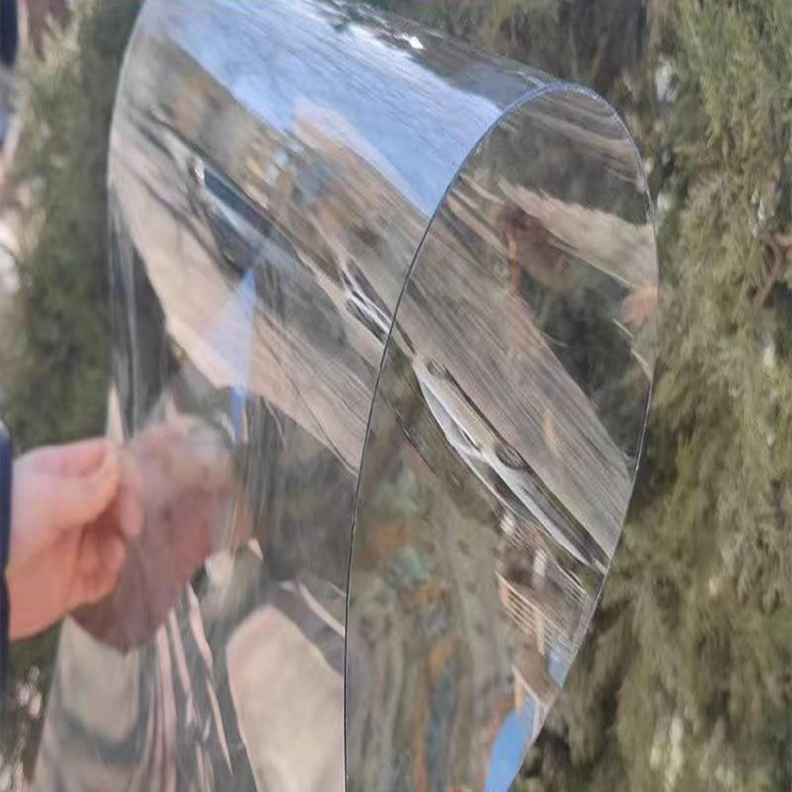 Polycarbonate Roofing Sheet,PC Durable Panel, Clear Plastic Sheet,Outdoor Polycarbonate Roof Canopy,Rainproof Anti-UV Roof Cladding,Replacement Panels,for Greenhouses,Sheds,Carports,Enclosu