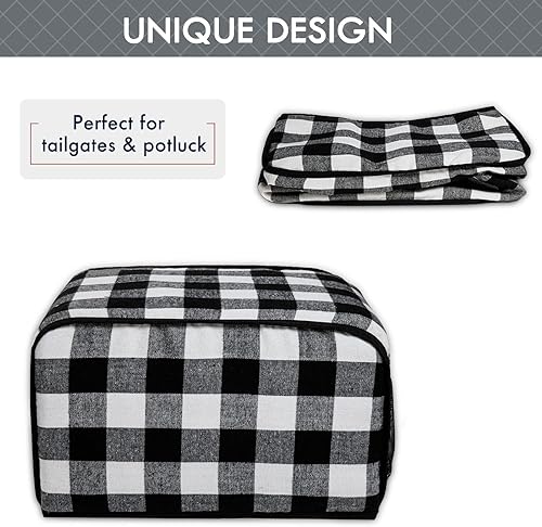 Miniatura 3 de BAGSPRITE Cubierta de olla de cocción lenta compatible con olla de cocción lenta y olla de cocción lenta Hamilton Beach 6, 7, 8 cuartos de galón,