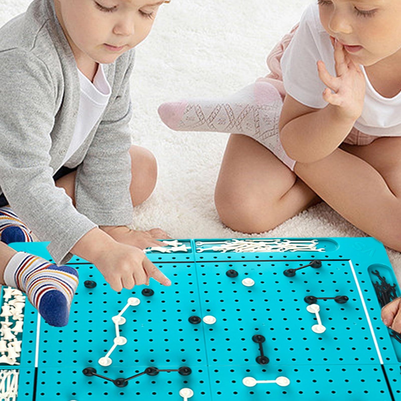 Échiquier Noir et Blanc Échiquier Puzzle Éducatif Portable pour