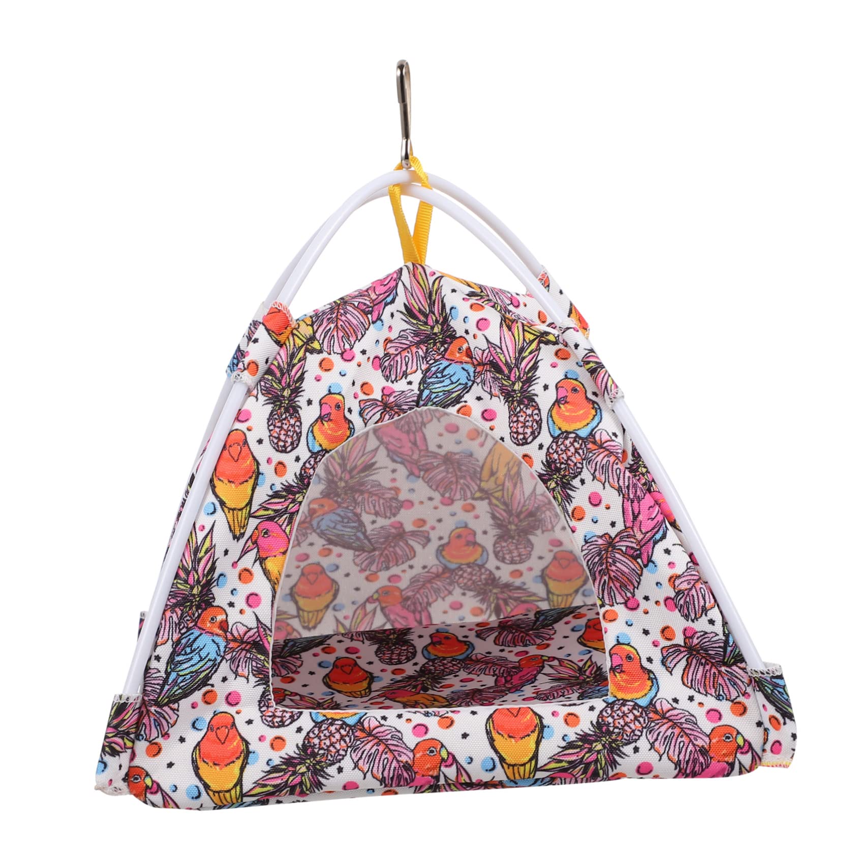 Balançoire perroquet et oiseau endormi nid chaud en tissu doux