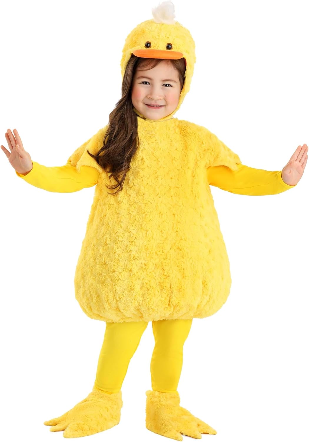 Toddler's Bubble Duck Costume, Yellow Bird Outfit for Halloween & Dress Up