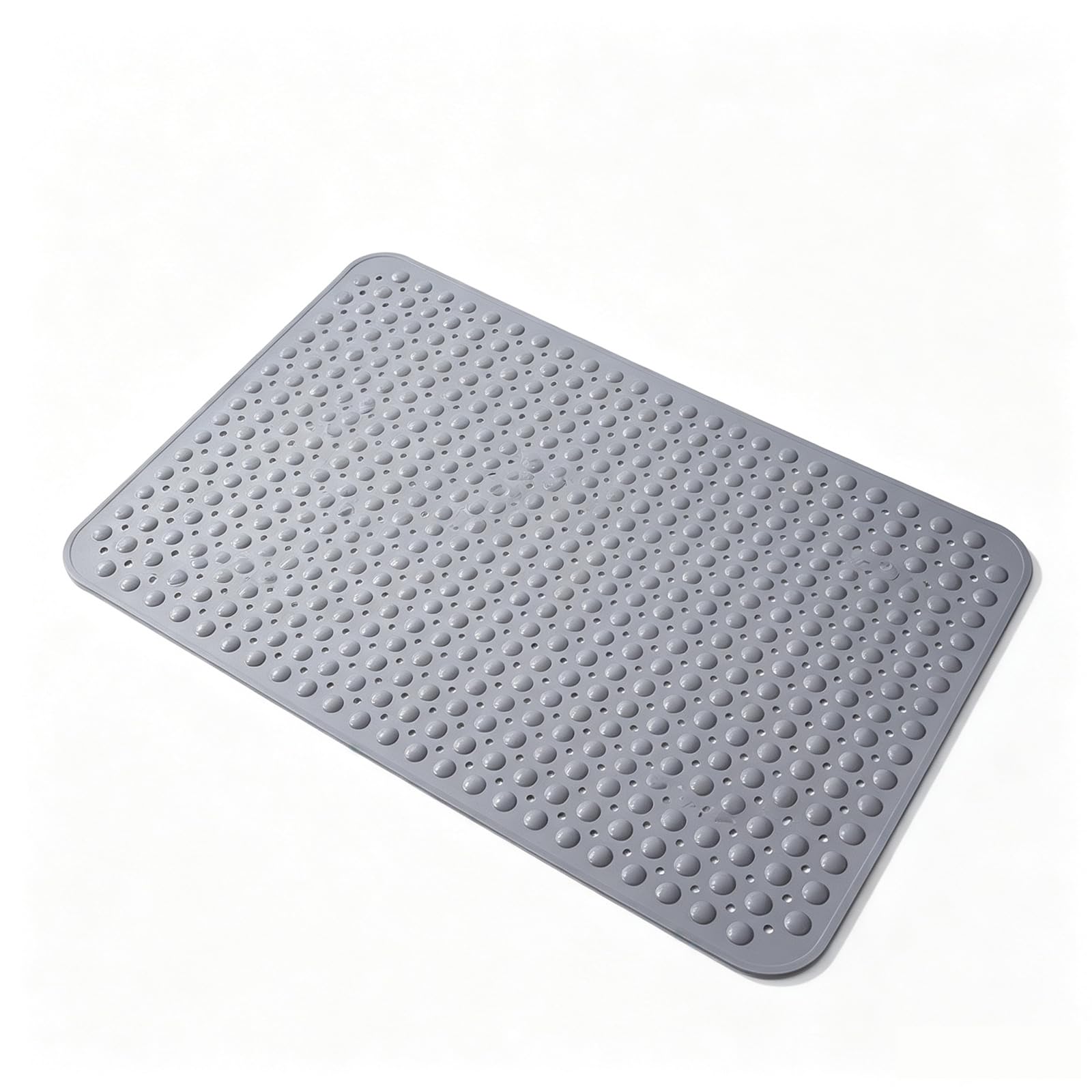 Alfombrilla Ducha PVC Suave Antideslizante para Ducha tamaños Lavable Máquina con Ventosa Drenaje para Secado rápido Función de Masaje para los pies Apto para ducharse