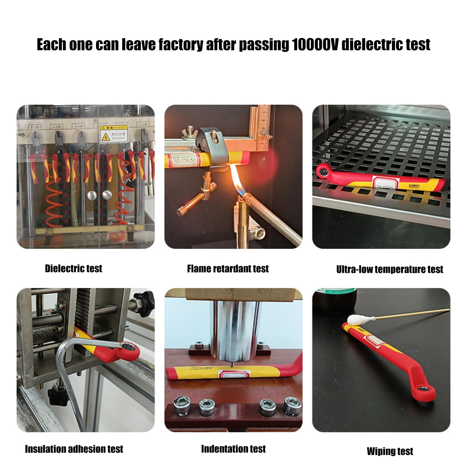 Professionelle 1000V Isolierte Kunststoffzange Für Elektriker Mit Ergonomischem Für Instrumenteninstallationsaufgaben Isolierte Zange