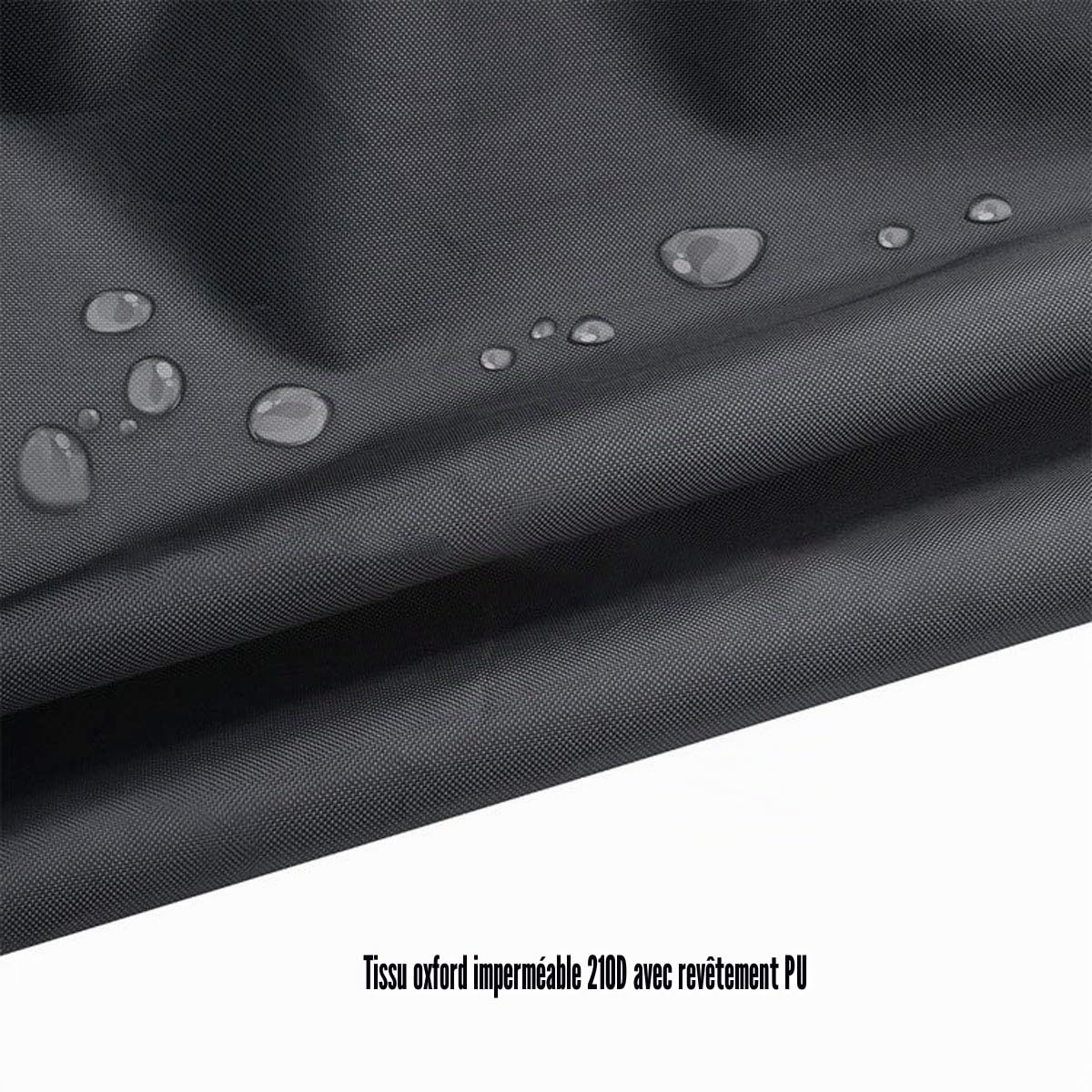 Housse de chaise à suspendre pour patio - Imperméable en tissu Oxford 210D avec doublure en PVC - Housse de chaise pour balancelle - Housse de chaise en forme d'œuf pour véranda avec sac de