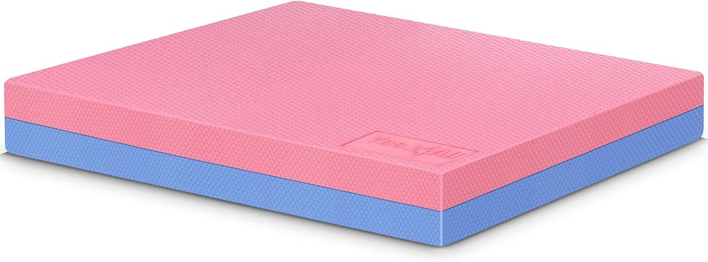 Yes4All Exercise Balance Pad, Non-Slip Foam Kneeling Pad | Durable TPE Foam Delivers Firm Cushioning for Balance Training, Knee Exercises, Yoga, Home Workouts & Standing Desk Use