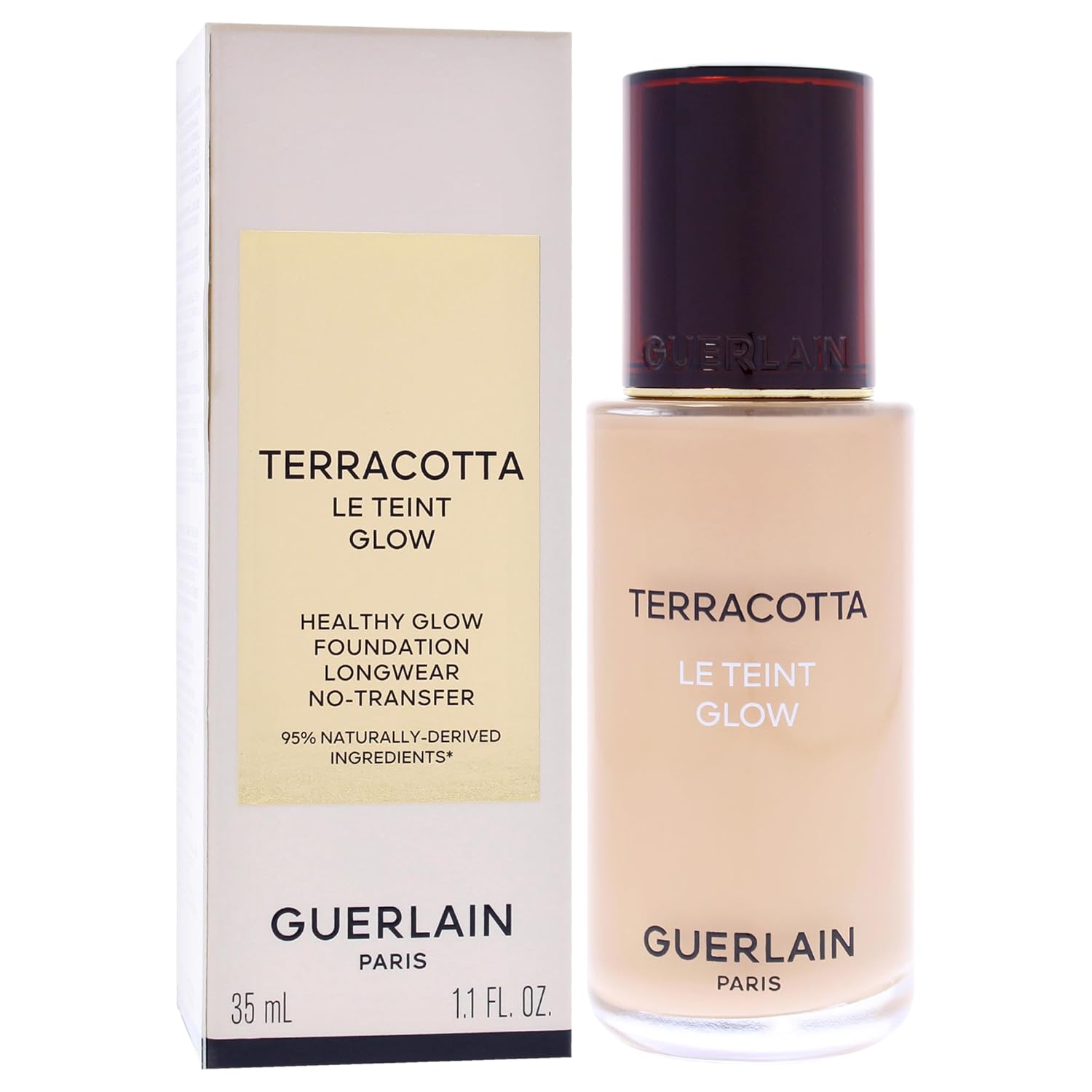 Terracotta Le Teint Glow Healthy Glow Foundation - 1.5N Neutral by Guerlain for Women - 1.1 oz Foundation - Image 3