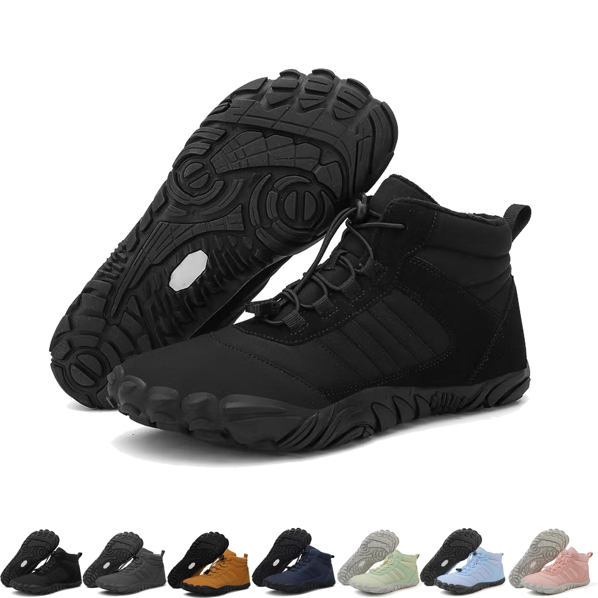 Non-Slip Waterproof Winter Barefoot Shoe Unisex Barefoot Winter Boots Women