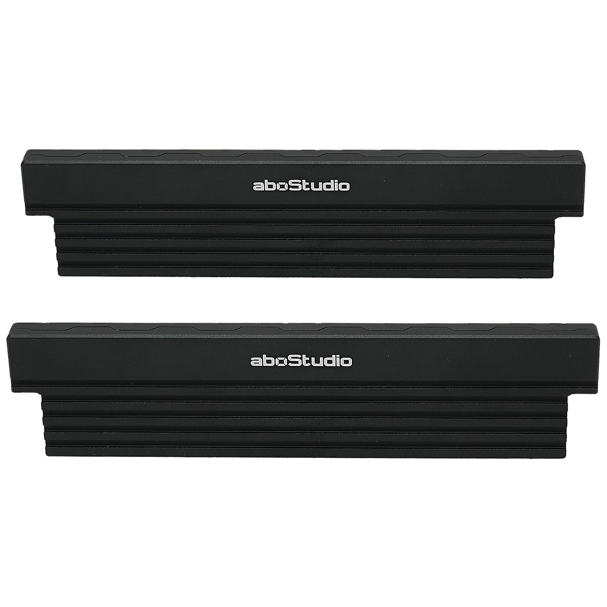 Funda para módulo de memoria RAM DDR5, difusor de calor de aluminio completo, funda de memoria DDR5, color negro (paquete de 2)