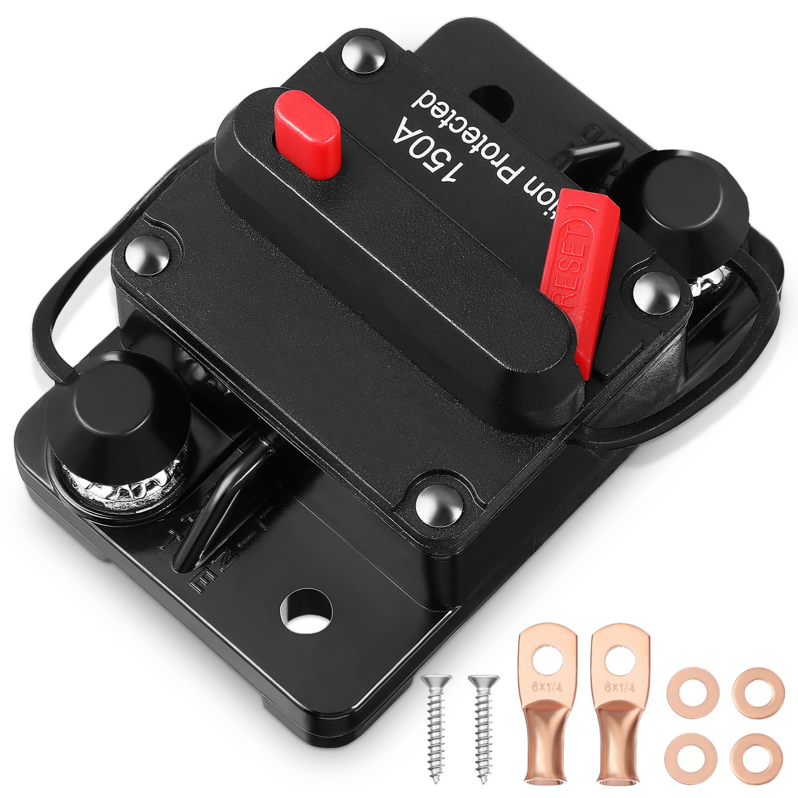 Disjoncteur réarmable CC 150A protection électrique circuit bateau et auto - 8
