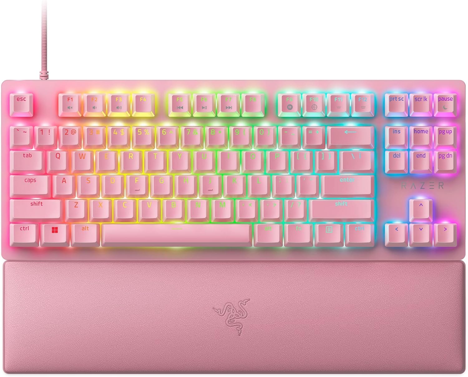 RAZER Huntsman V2 Tenkeyless Linear Optical Switch Quartz Pink