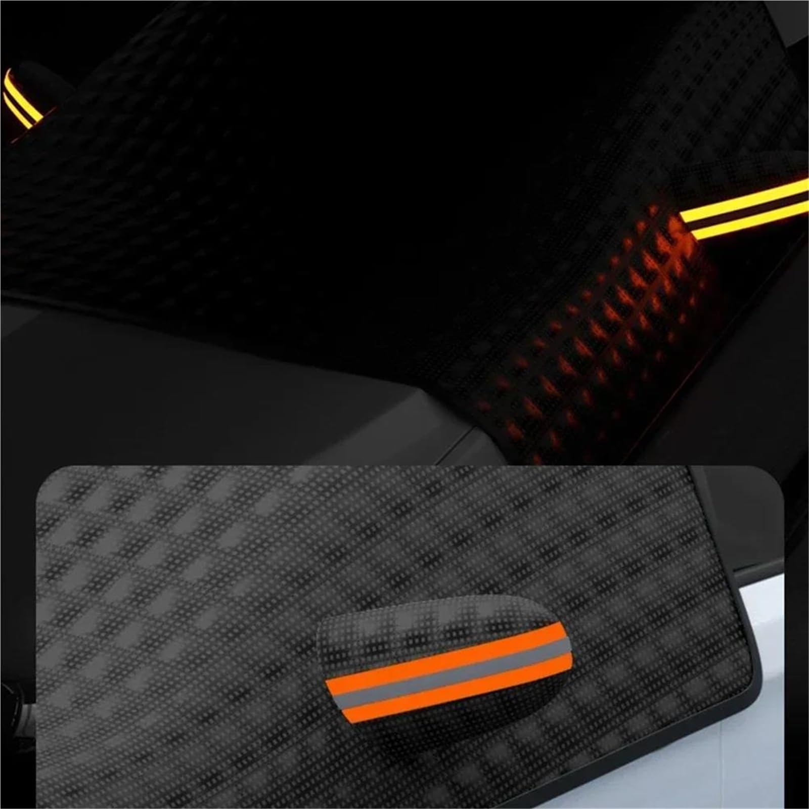 Couverture De Neige pour Voiture d'hiver, Protecteur De Pare-Brise Magnétique, Pare-Soleil en Verre De Grande Taille, Anti-Gel, Accessoires De Voiture Pare Brise Hiver pour Voiture Contre