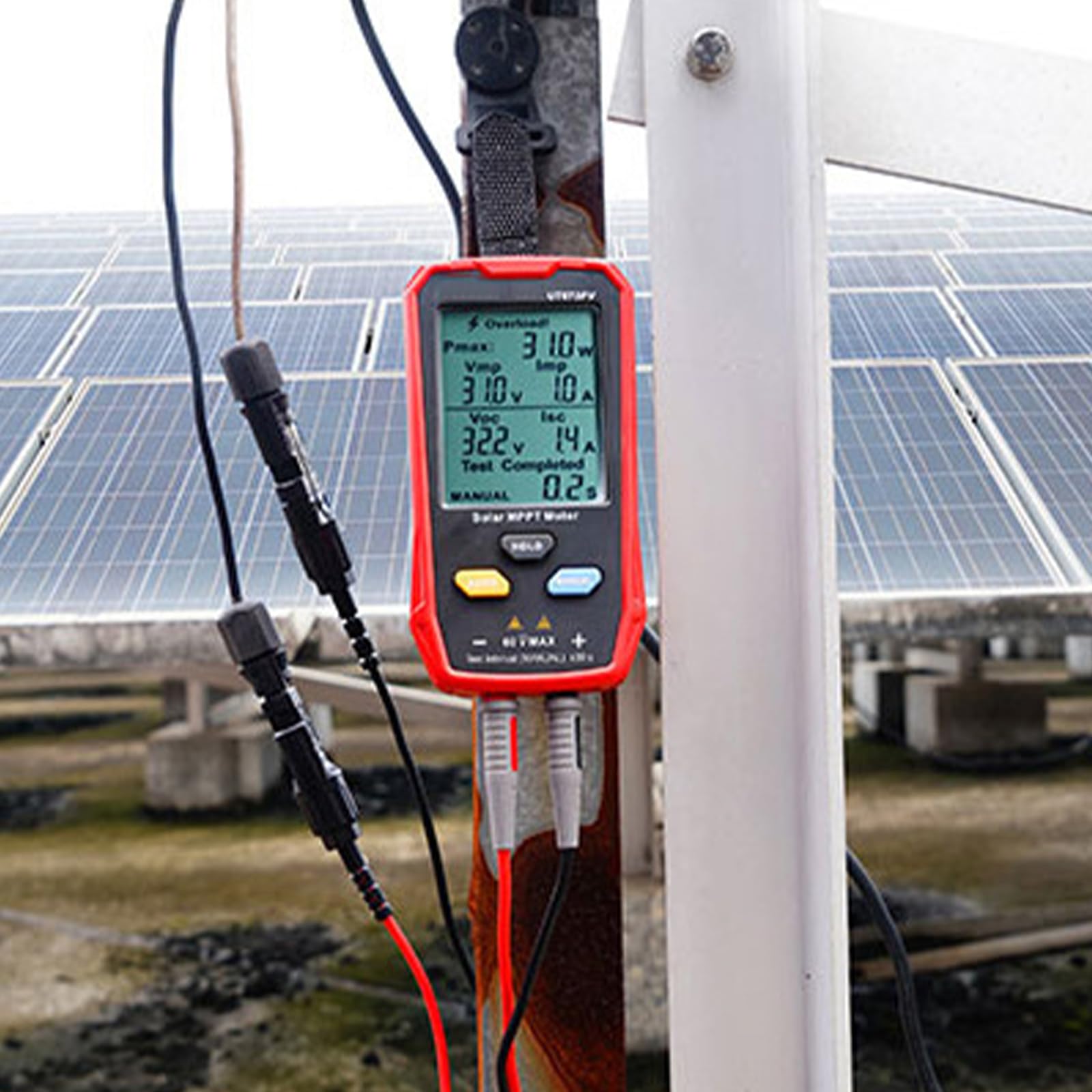 Multimetro fotovoltaico Tester per pannelli solari MPPT Meter Strumento di risoluzione dei problemi a circuito aperto per tester del pannello di prova