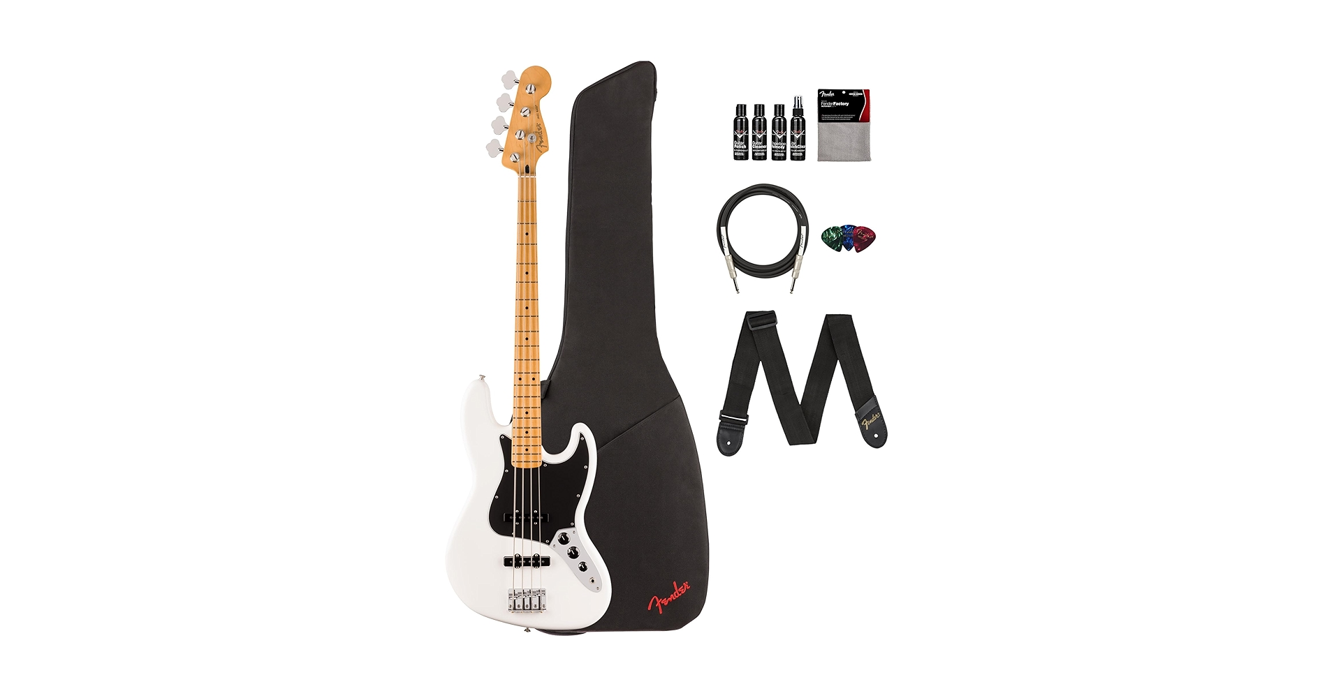 【新品】Fender Jazz Bass ホワイト ケース付き Amazon.com: Fender Player II Jazz Bass - Polar White Bundle with