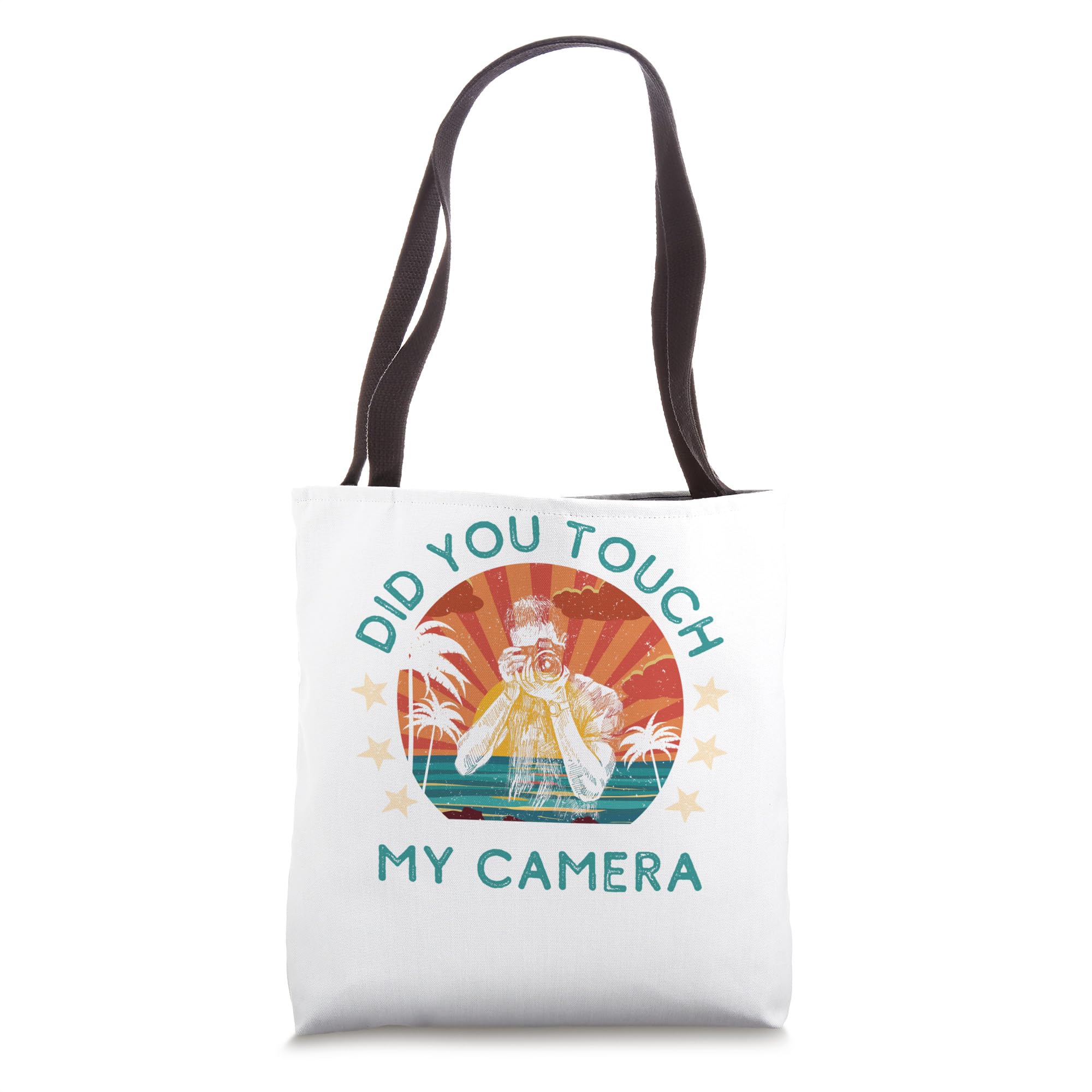 lens humor unveiled - the camera inquiry tee Tote Bag