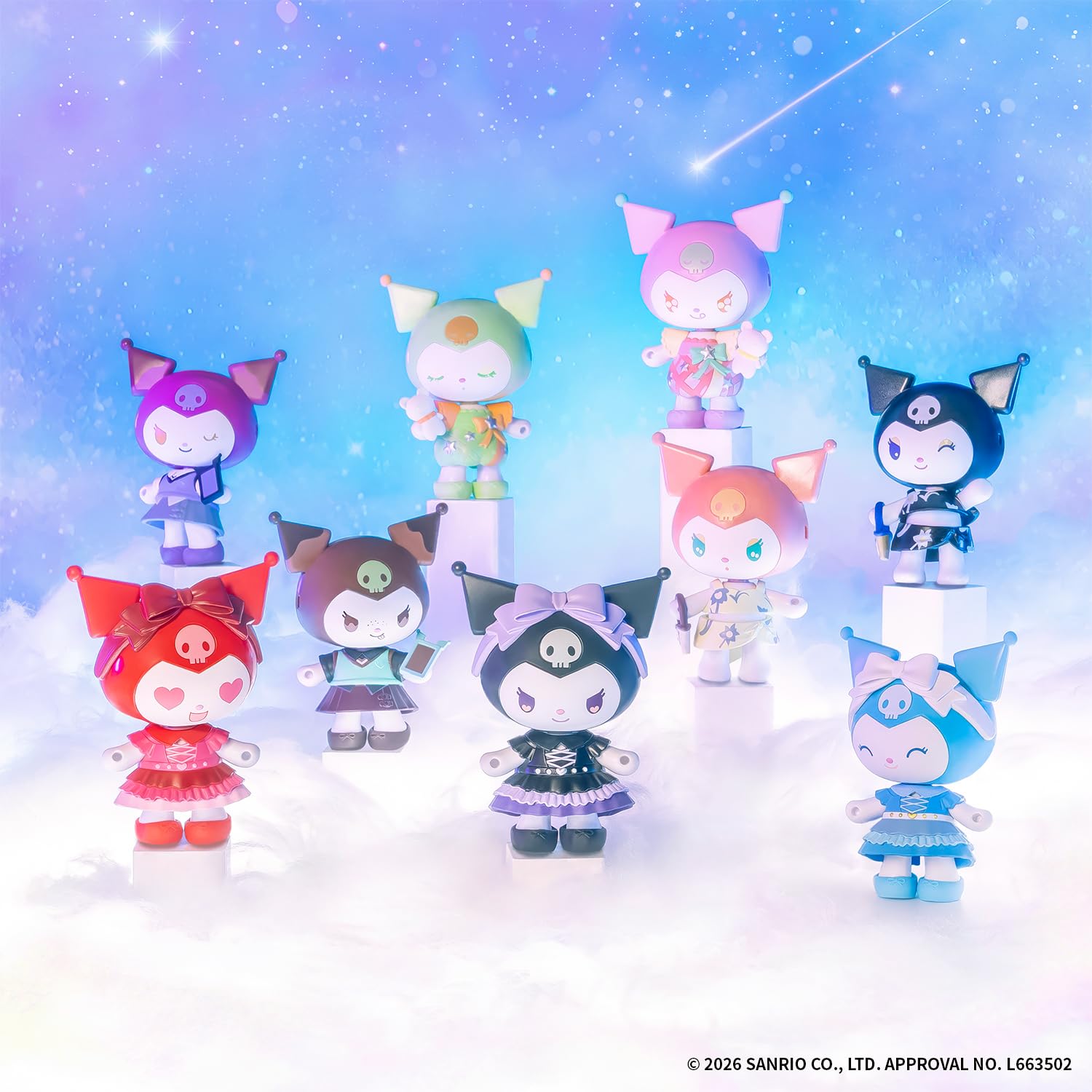 Kuromi キャラクター 大&小34体&box Amazon | [バンダイ(BANDAI)] Kawaii Closet KUROMI vol.1（1BOX9個