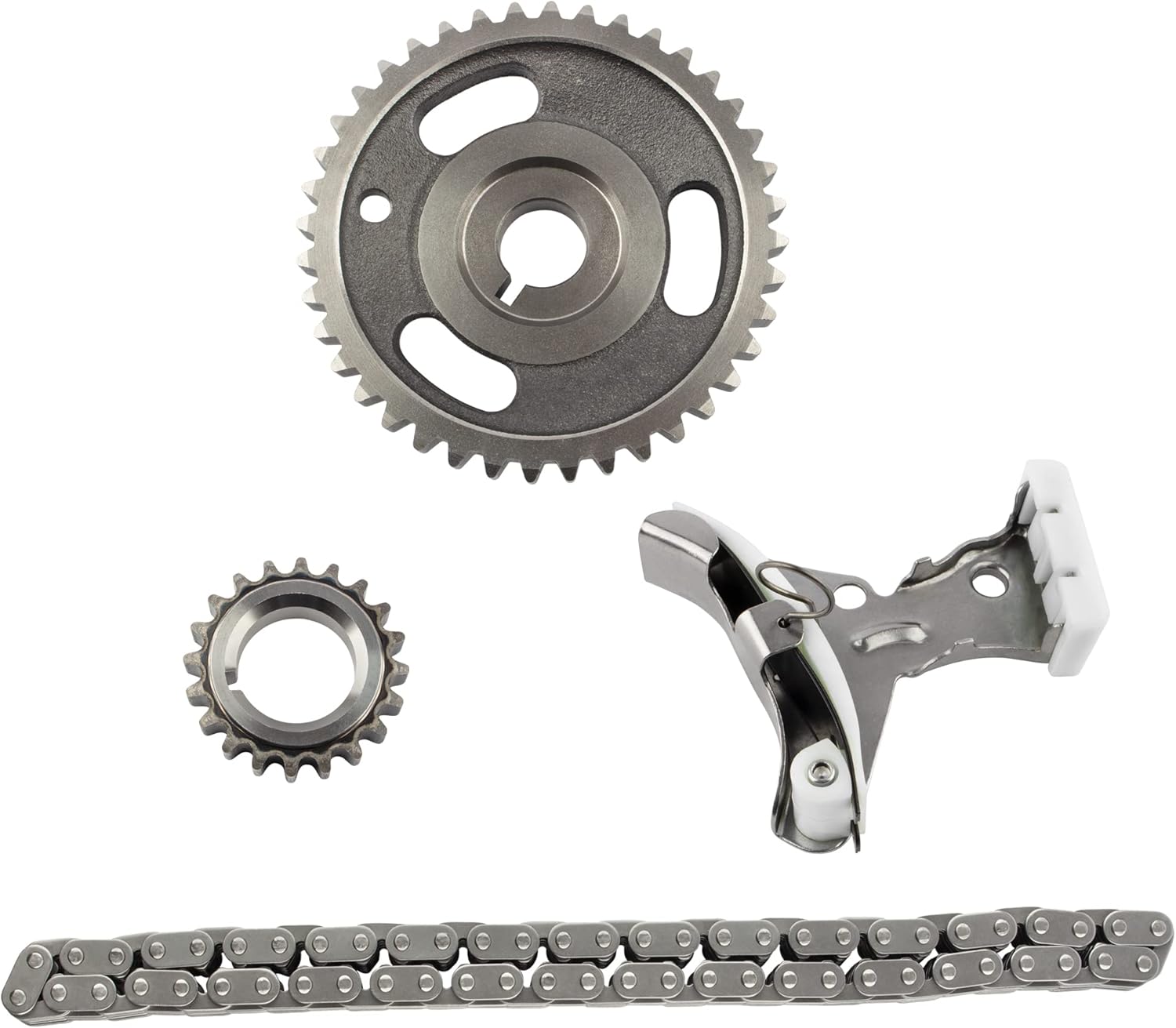 BOXI Timing Chain Kit Fit for Buick Century/for Chevy Beretta/Cavalier/Corsica/LLV/S10 / for GMC Sonoma/for Isuzu Hombre/for Olds-mobile Cutlass Ciera/for Pontiac Sunfire 2.2L l4 C-3019 9-5115