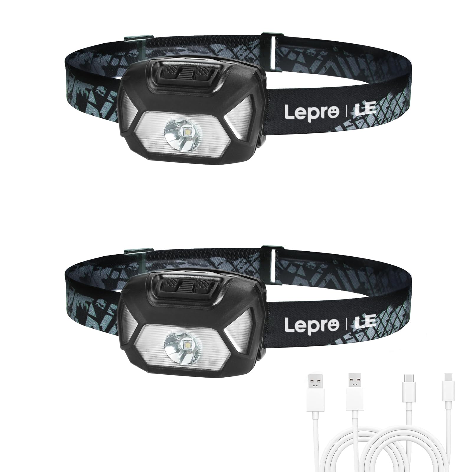 Amazon.co.jp: ヘッドライト 充電式 USB-C 高輝度 300ルーメン LED