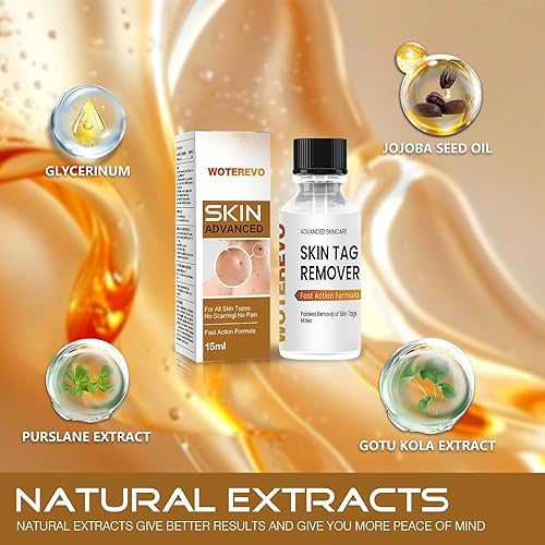 Miniatura 4 de Removedor de verrugas para hombres y mujeres, cuello, axilas, ingle, amarillo 1