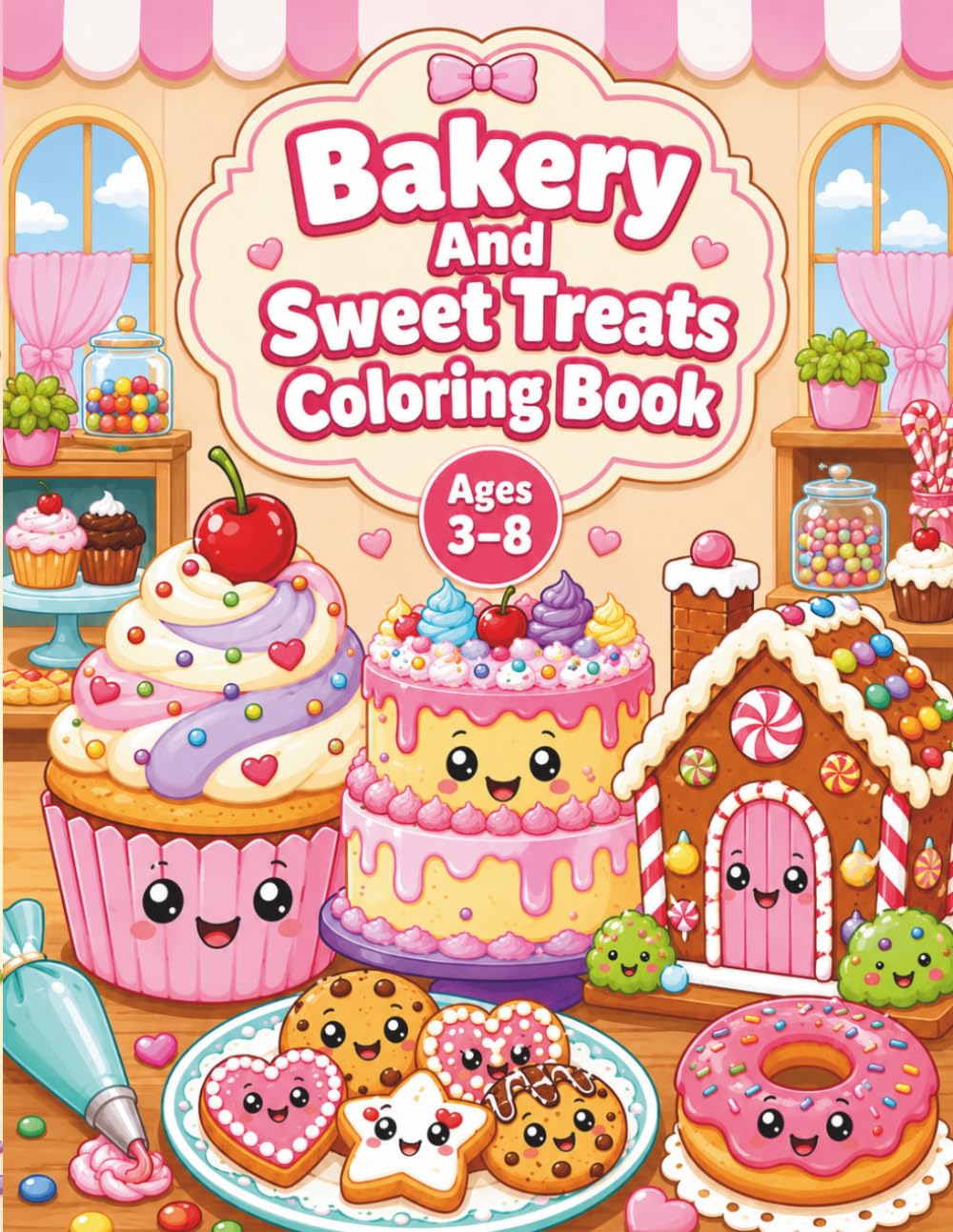 Bakery And Sweet Treats Coloring Book