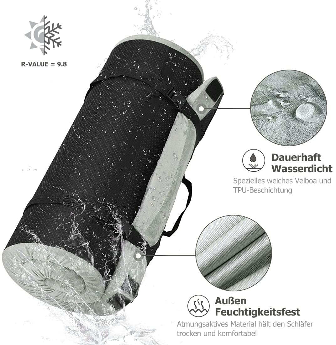 Willpo Schaumstoff Camping Matratze Outdoor Isomatte für Auto, Zelt