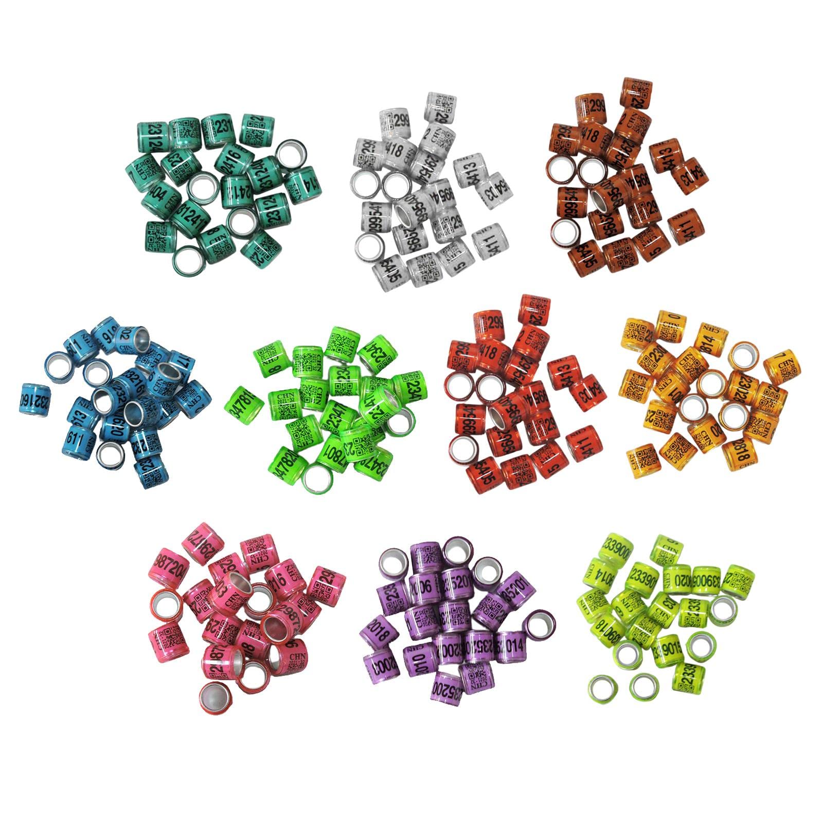 LOOM TREE® 100pcs Identify Dove Rings Leg Rings Pigeon Bands for Canary Mixed Color (B0CKC1T6S1) Amazon Price History, Amazon Price Tracker