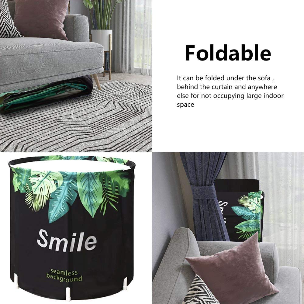 Bañera plegable portátil para remojar, respetuosa con el medio ambiente, para ducha.