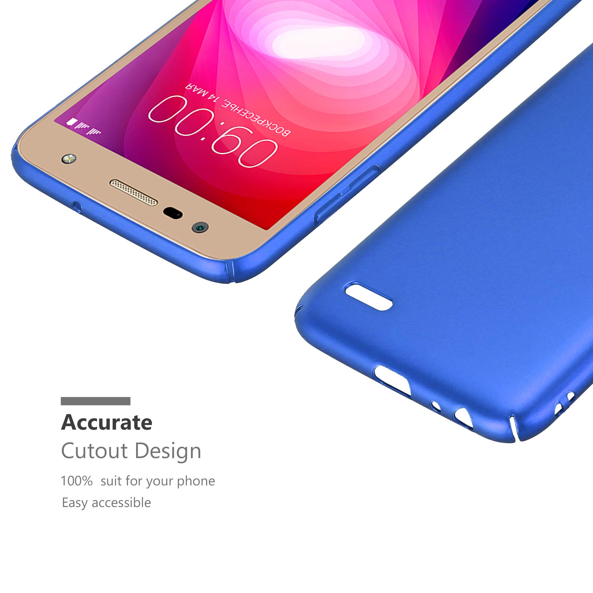 Cadorabo Hülle Für LG X Screen – TPU Silikon, Rutschfest, Mit Rundumschutz