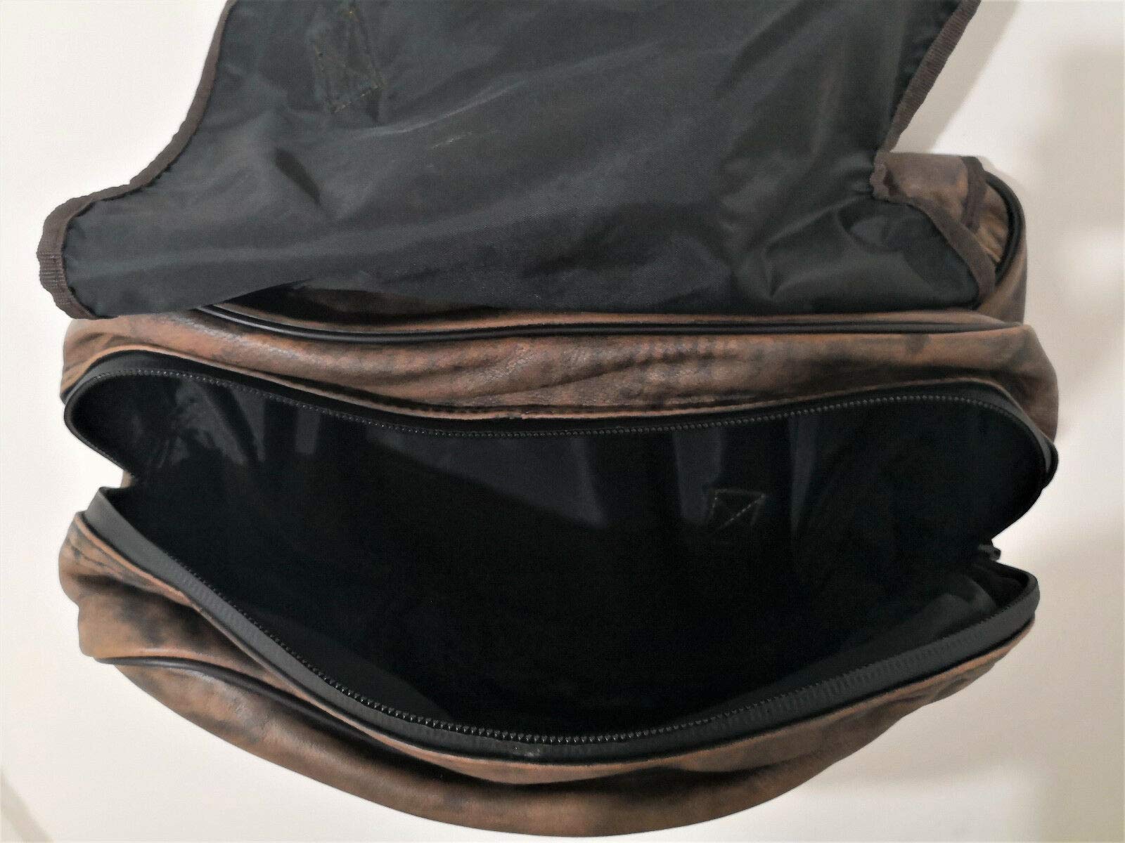 COPPIA BORSE BISACCE LATERALI NEVADA IN MORBIDA VERA PELLE - CAFE' RACER CUSTOM VINTAGE
