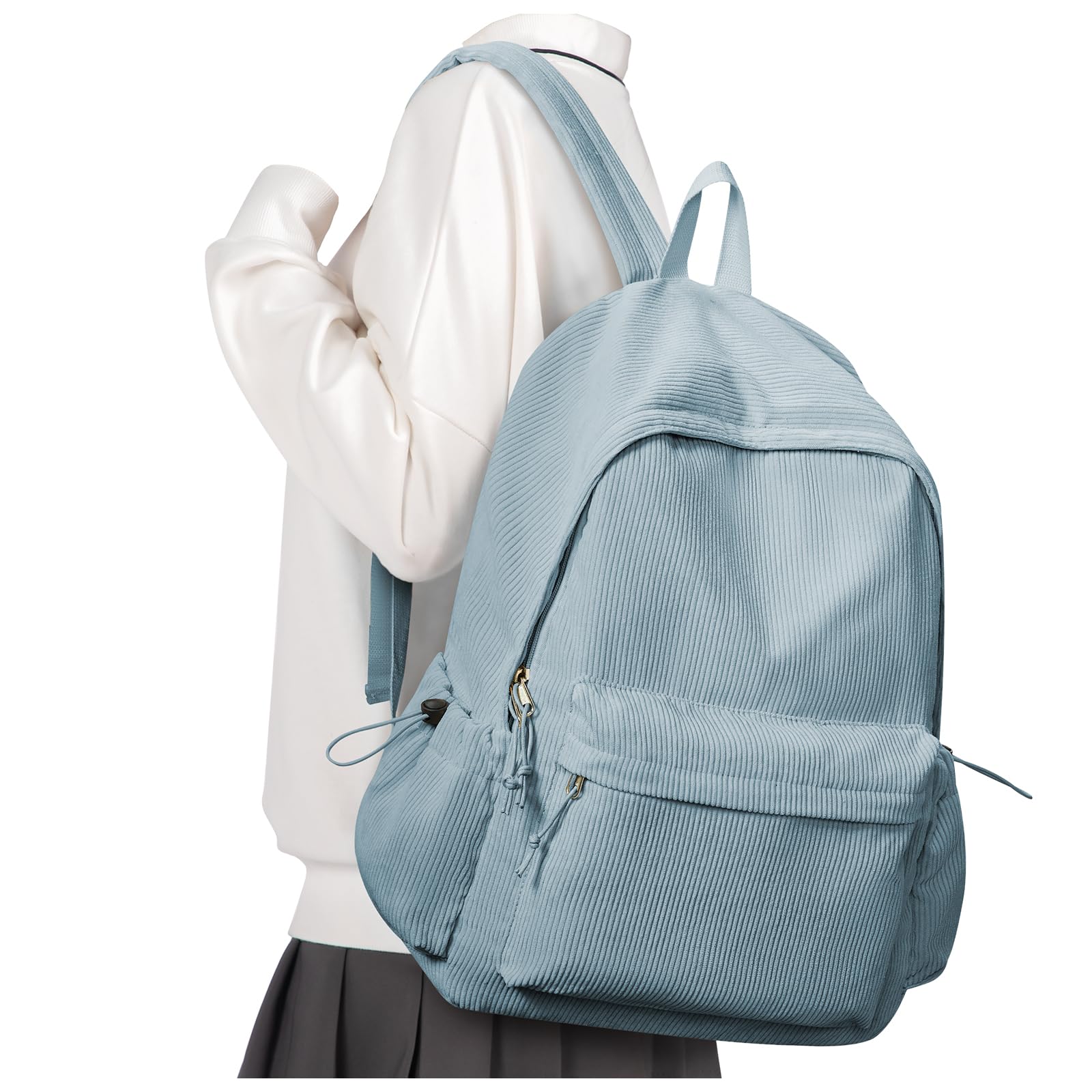 suradar Schulrucksack Teenager Mädchen Laptop Rucksack, Rucksack Laptop Tasche 14 Zoll, Rucksack Damen Wasserdicht, Backpack Daypack für Schule, Fahrradfahren, Freizeit und Reise