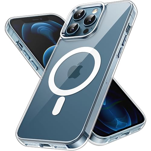 JETech Magnetic Case for iPhone 12 Pro Max, Clear