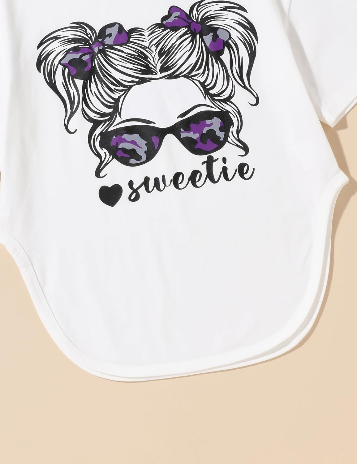 Girls Clothes, Teen Girl Clothes Sweetie-Girl Print Short Sleeve Tops Tie Dye Long Pants 2 PC Sweatsuits Set 6-14 - Image 5