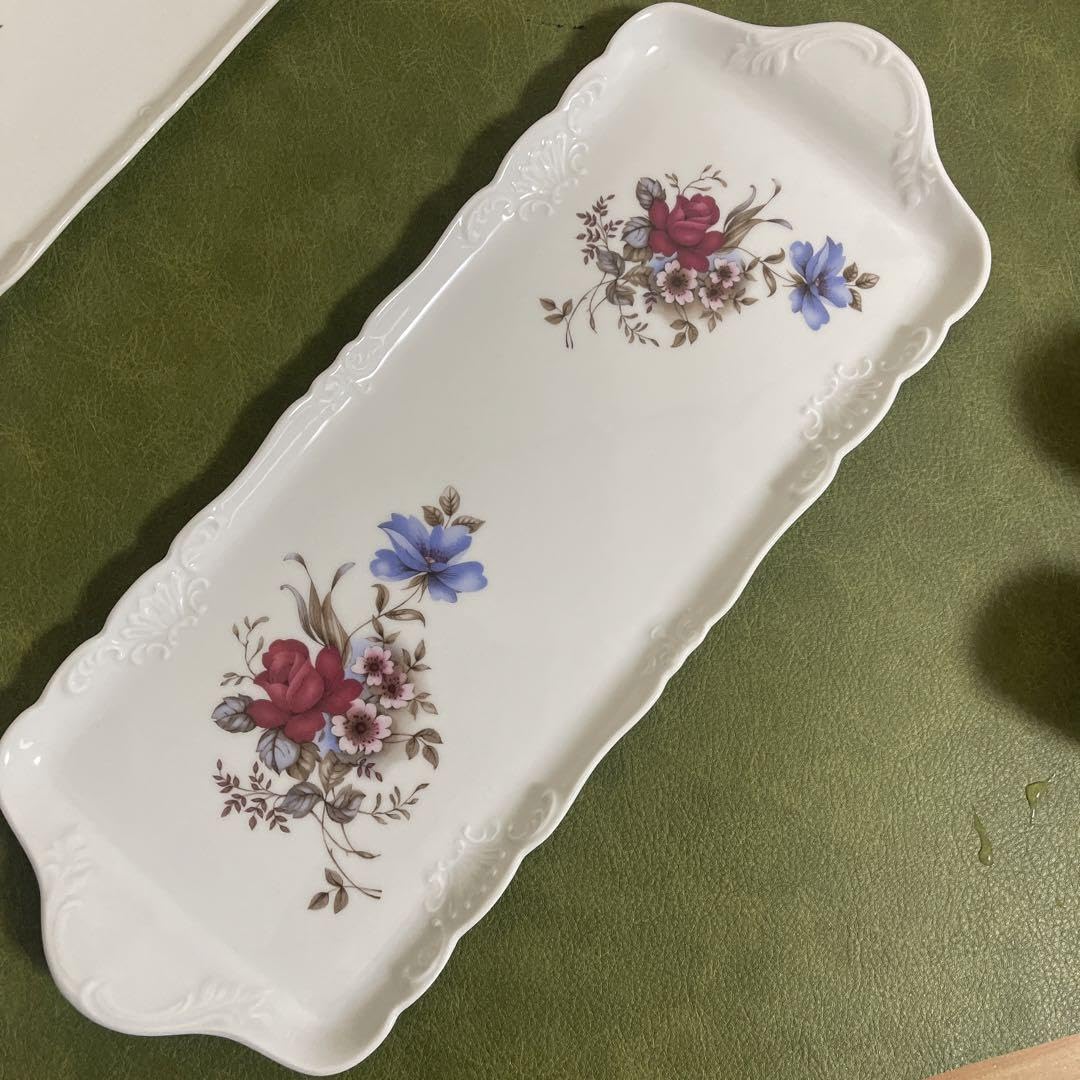 Amazon.co.jp: リモージュ フランス 長皿 サンドイッチプレート