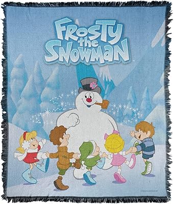 LOGOVISION Frosty The Snowman Blanket, 50