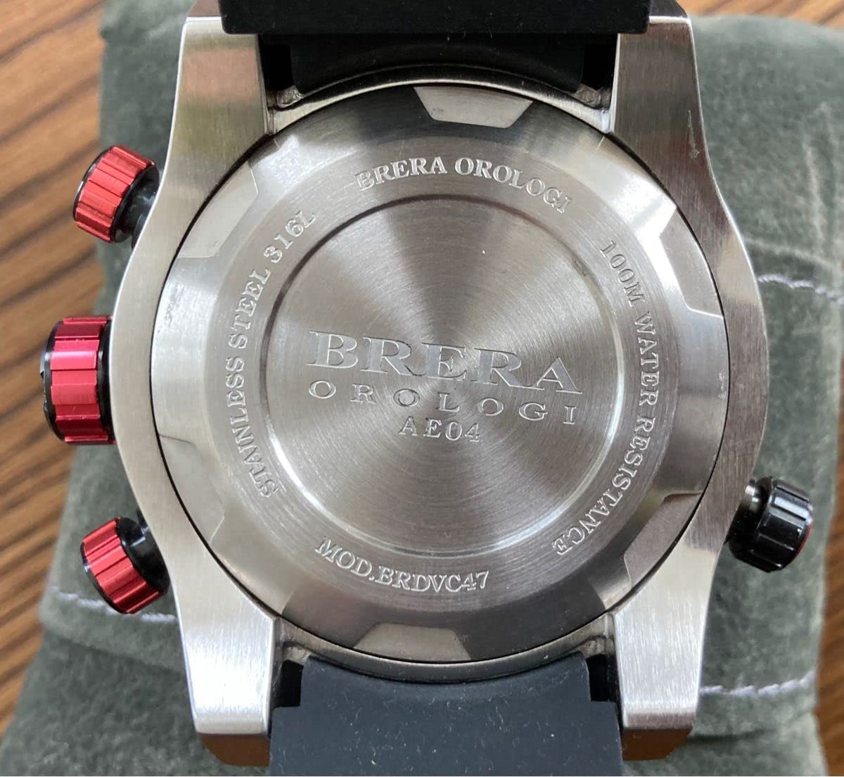中古品】BRERA OROLOGI ブレラ オロロジ 316L SS ラバーベルト
