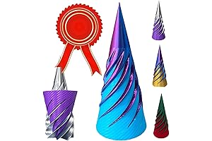 Impossible Spiral Cone Passthrough Sculpture