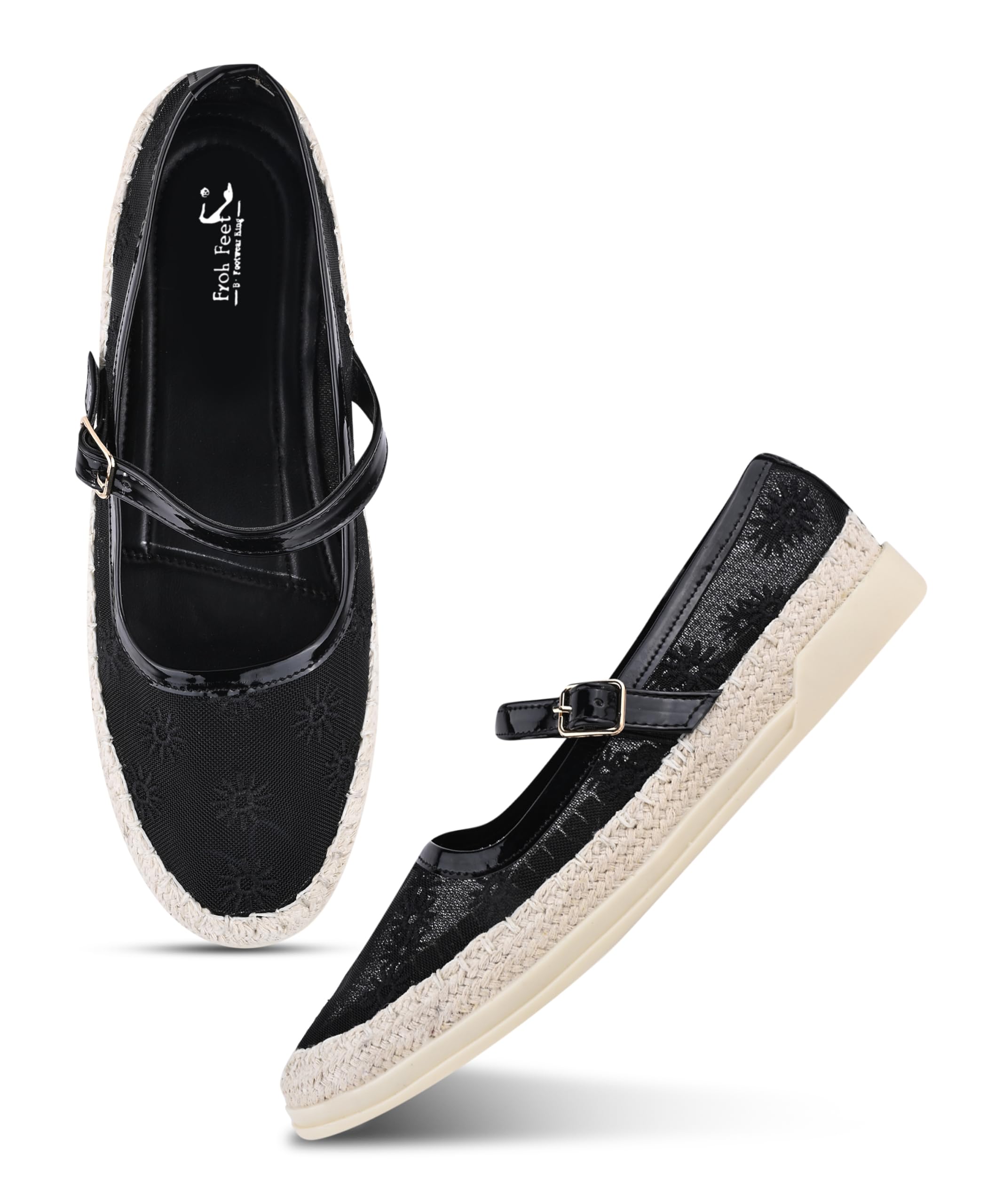 Froh Feet Womens Floral Embroidered Mesh Espadrille-picture-38