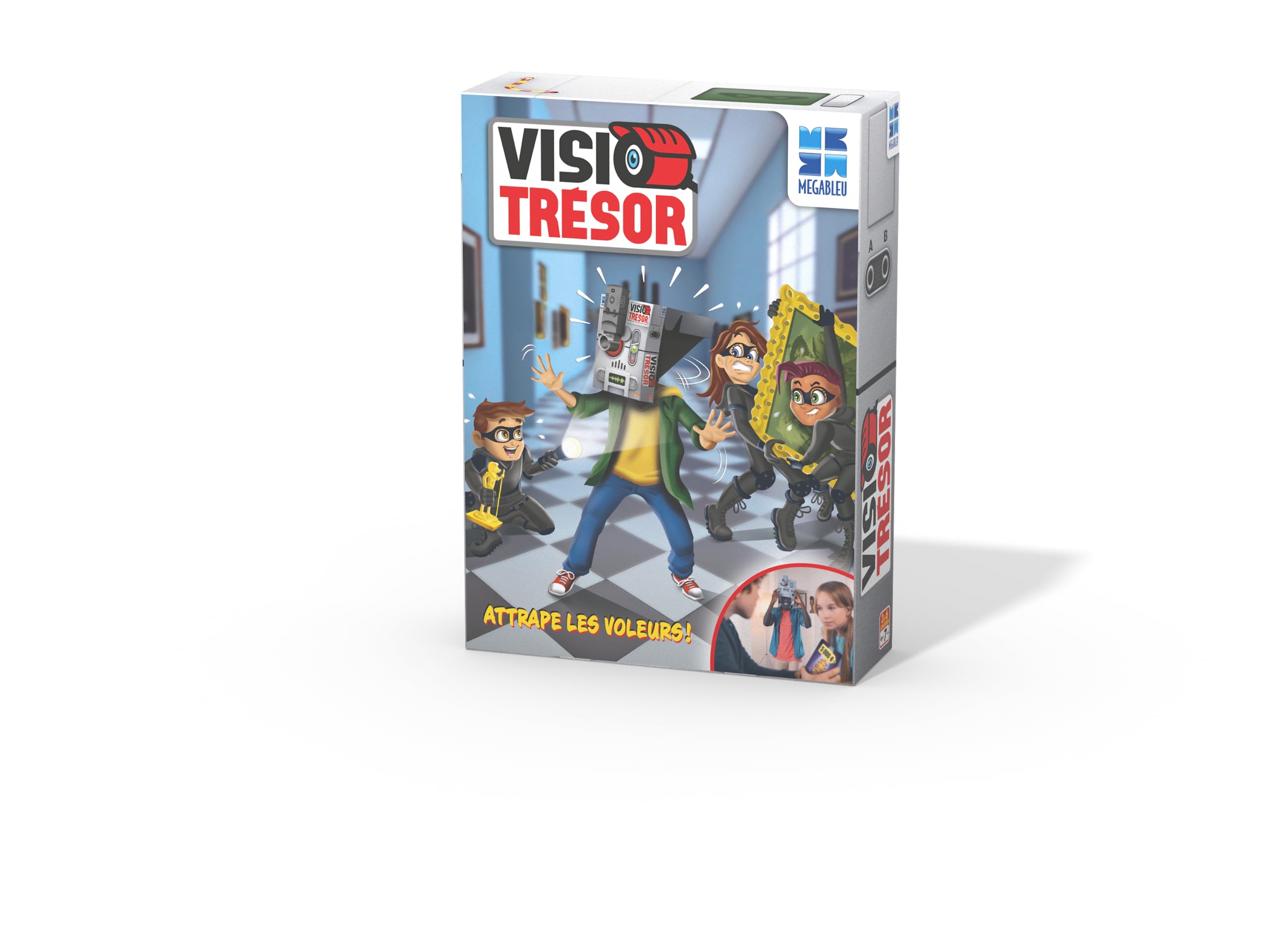 MegableuMega Blue | VISIO Tresor | Action & Reflex Game | Ages 7+ | from 3 to 6 Players | 678332