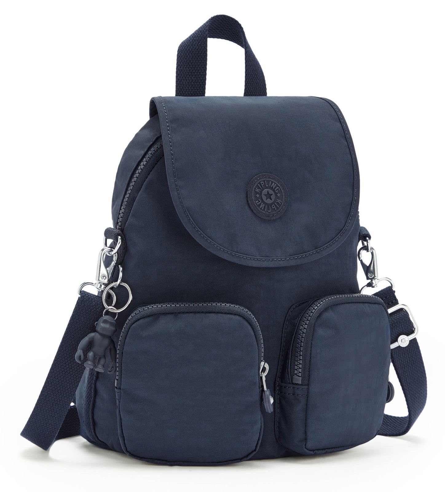 Kipling Firefly Up Mochila Pequeña (Convertible en Bandolera), Blue Bleu 2 (Azul)