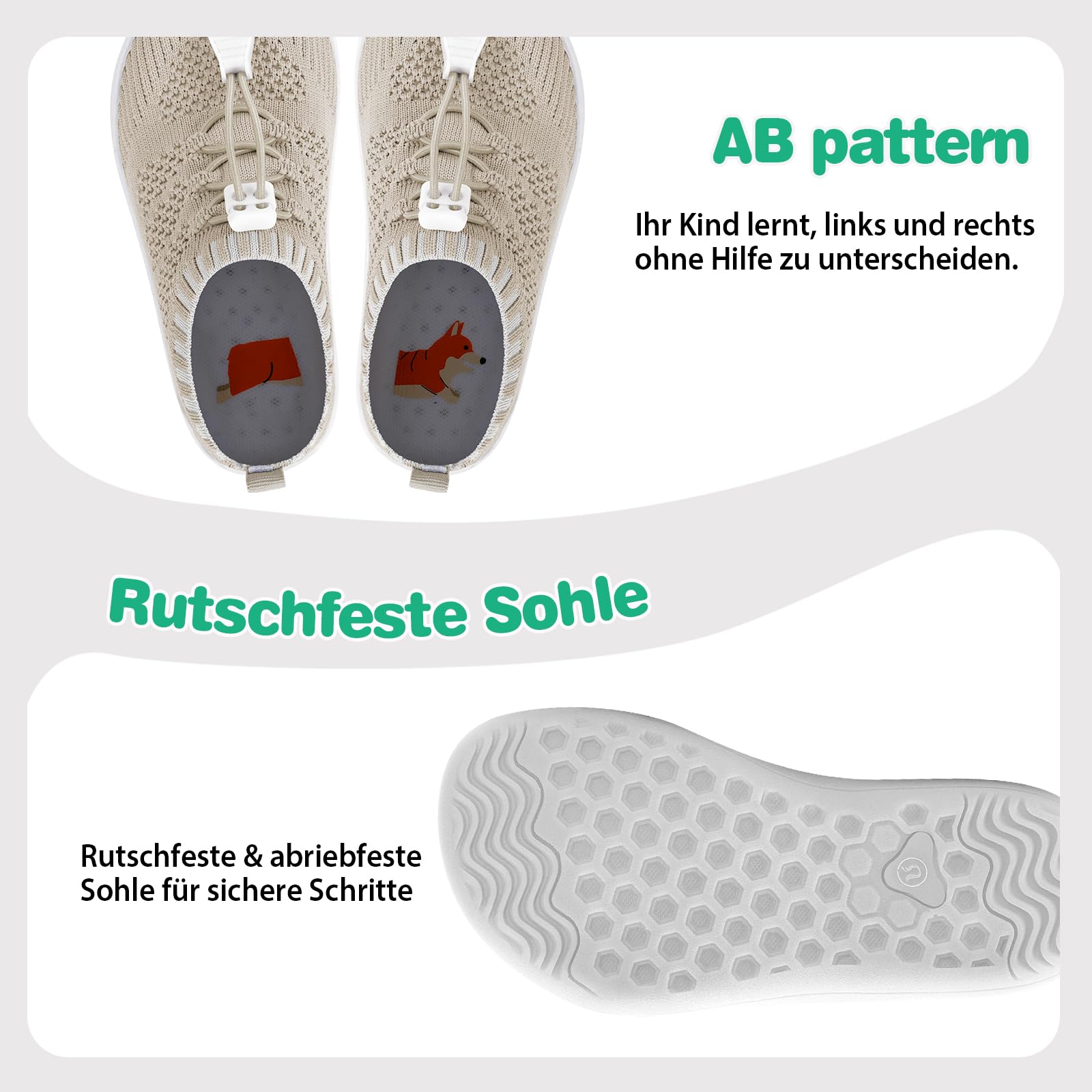 Niños Zapatillas Descalzos Ancha Barefoot Shoes Minimalistas de Trail Running Niñas Zapatos Transpirables | Tobillera ancha, tejido transpirable, Zero Drop, zapatos para caminar para niños pequeños, minimalistas