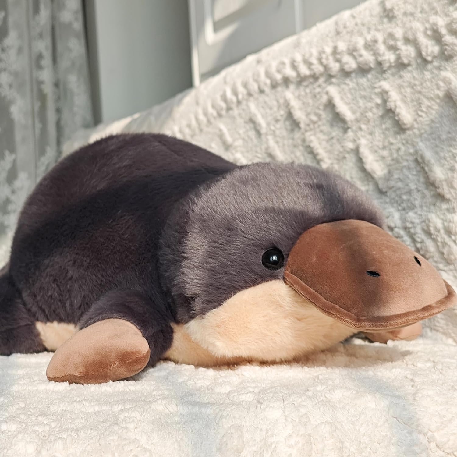 Platypus Plush Platypus Stuffed Animal,Soft Platypus Toys Cute Platypus Plush Toy,Simulation Animal Plushie Toy for Kids and Adults 100cm/39.4 in/3.28fts
